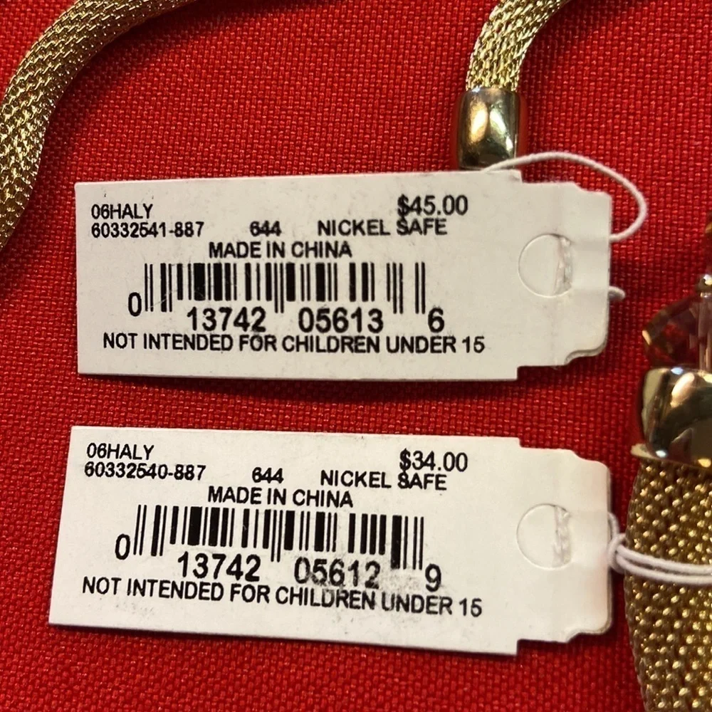 Kasper Haley Longline Necklace & Bracelet Set NWT